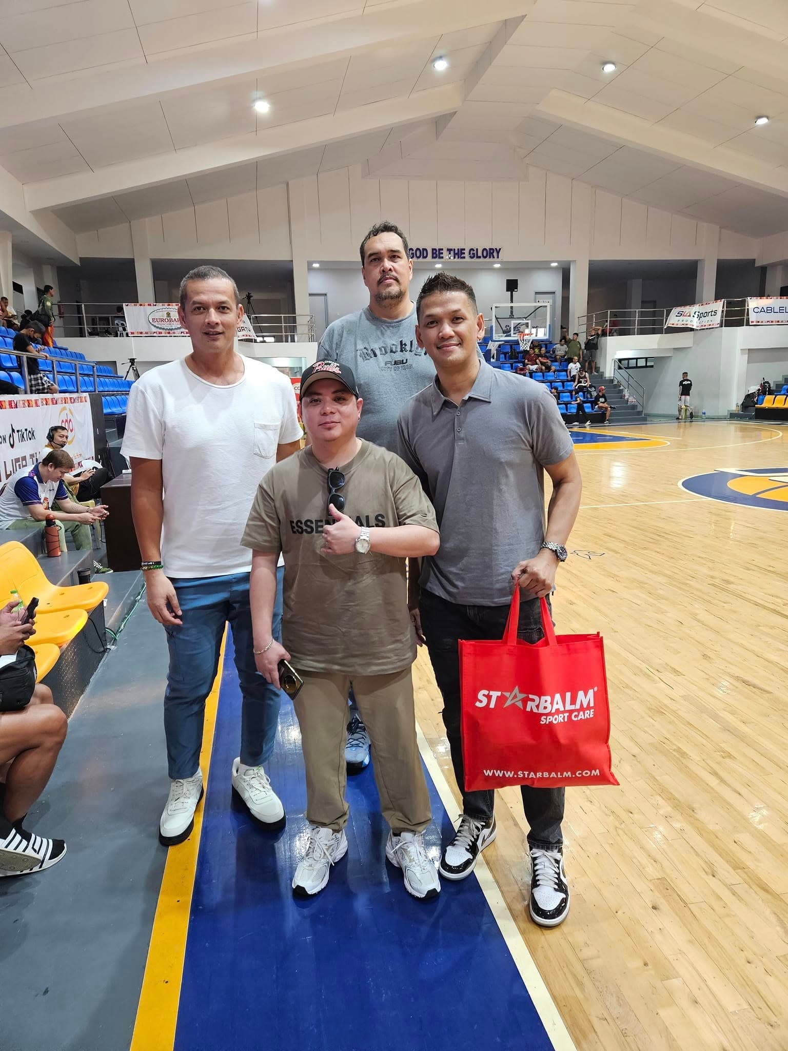 Post-basketball recovery with Starbalm